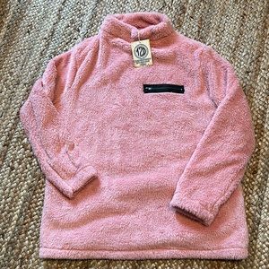 Tees2urDoor, fluffy sweatshirt, mock neck , large, NWT